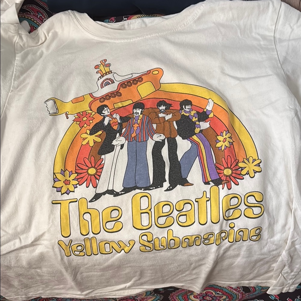 The Beatles White Kids T-Shirt